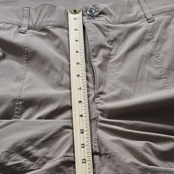 Torrid Joggers Womens 18 Beige Happy Camper Ripstop Crop Active Pockets Stretch - Picture 5 of 14